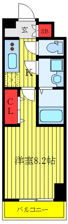 クレヴィスタ中板橋の間取り図
