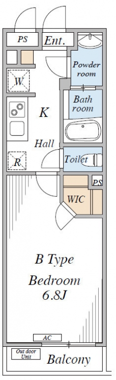 リブリ・三ノ輪の間取り図