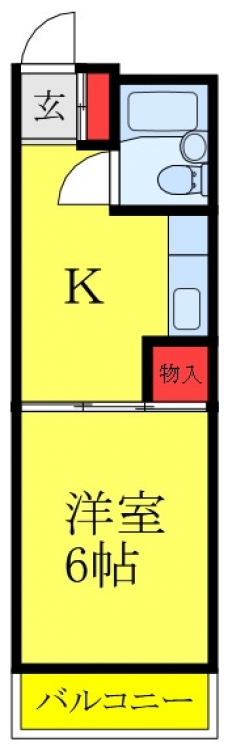 梨苑マンションの間取り図