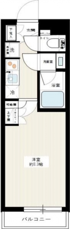 ＡＲＣＯＢＡＬＥＮＯ　ＩＴＡＢＡＳＨＩＳＡＫＵＲＡＧＡＷＡの間取り図