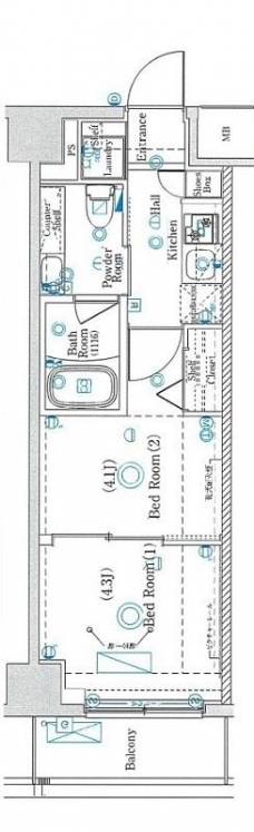ラフィスタ板橋本町の間取り図