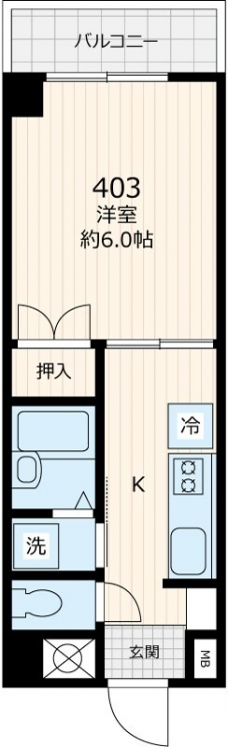 エトワール常盤台の間取り図