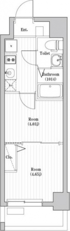 アーバハイツ六町２号館の間取り図