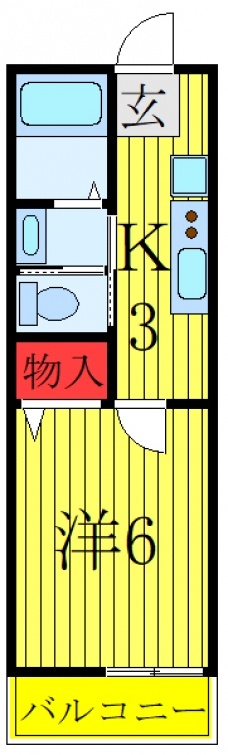 Espacio芝Aの間取り図