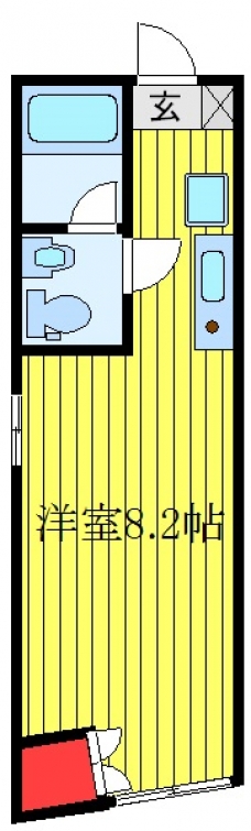プラティーク十条の間取り図
