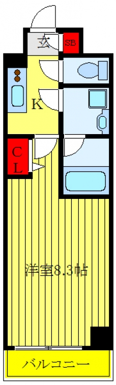 DIPS東十条の間取り図