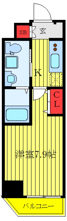 クレヴィスタ中板橋の間取り図