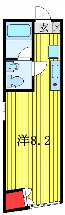 プラティーク十条の間取り図
