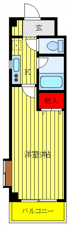 サンハイム常盤台の間取り図