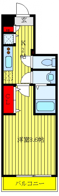 セリシエ赤羽の間取り図