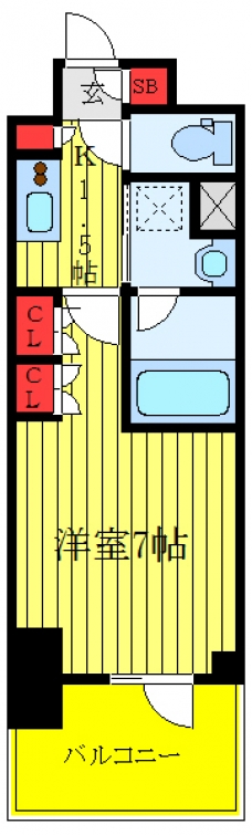 レジディア板橋の間取り図