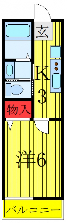 Espacio芝Bの間取り図