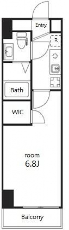 アクシーズタワー川口並木の間取り図
