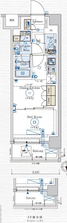 GENOVIA赤羽の間取り図