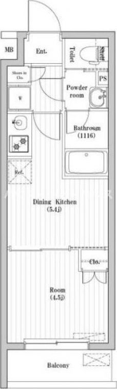 ハーモニーレジデンス山手巣鴨ザ・ガーデンの間取り図