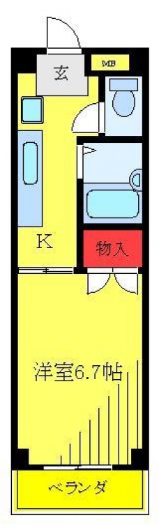 第５オカダビルの間取り図