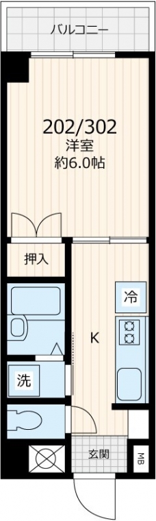 エトワール常盤台の間取り図