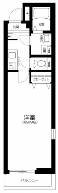 メルクリオ東川口の間取り図