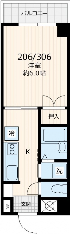 エトワール常盤台の間取り図