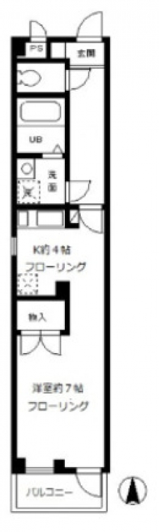 ルビナス板橋の間取り図