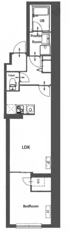 CREATIF東日暮里の間取り図