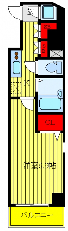 Exclusive Lien高島平の間取り図