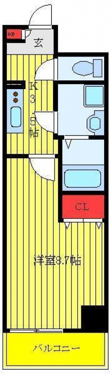 ＢＪ氷川町の間取り図