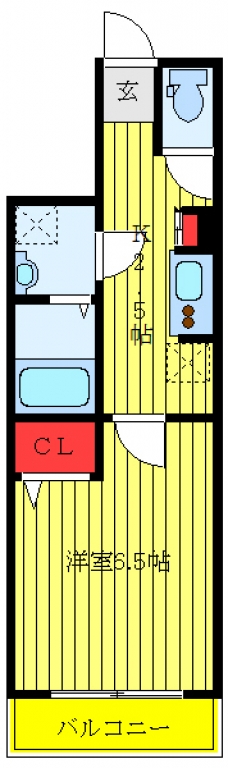 クレヴィスタ赤羽の間取り図