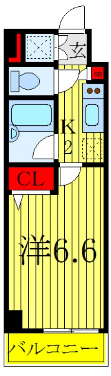 スパシエアルマール浮間公園の間取り図