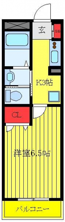 シャーメゾン川口　Ａ棟の間取り図