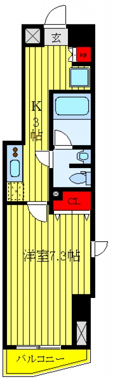 メイクスデザイン板橋本町Ⅱの間取り図