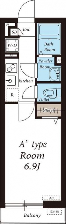 リブリ・大成の間取り図