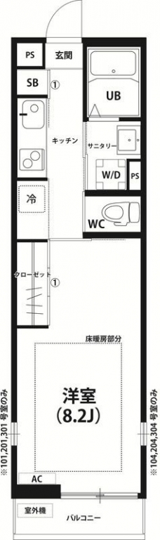 リブリ・ヤジタビルの間取り図
