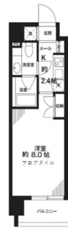 あい蘭道七番館の間取り図