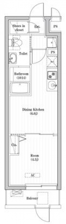 アーバンパーク志村坂上の間取り図