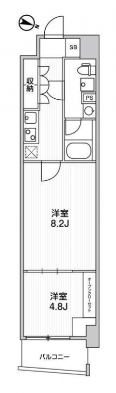 Weave Base -Itabashi Honchoの間取り図