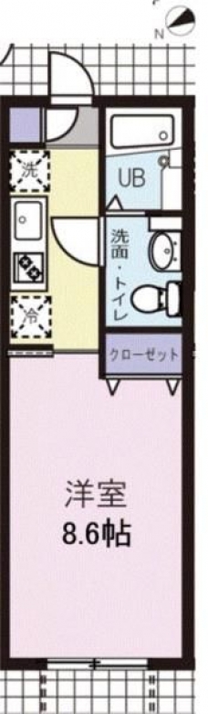 ボヌール南長崎の間取り図