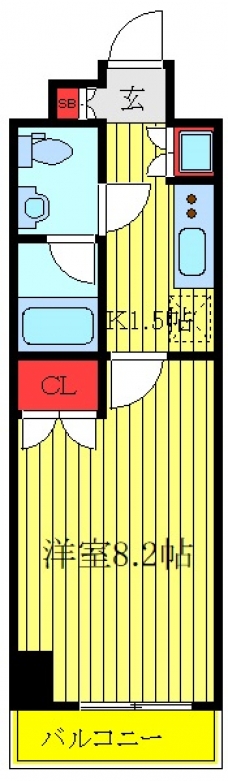 ラグジュアリーアパートメント赤羽西#02の間取り図