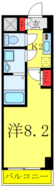 S-RESIDENCE王子westの間取り図