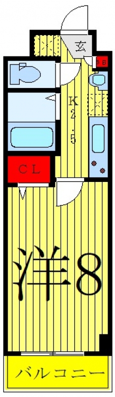 ヴェルステージ西川口Ⅱの間取り図