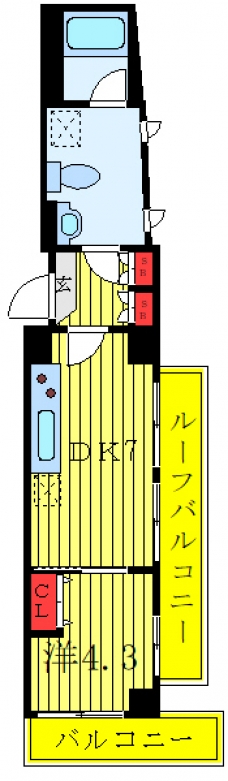 ティモーネプレミアム東十条の間取り図