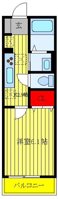 Polaris(ポラリス)の間取り図