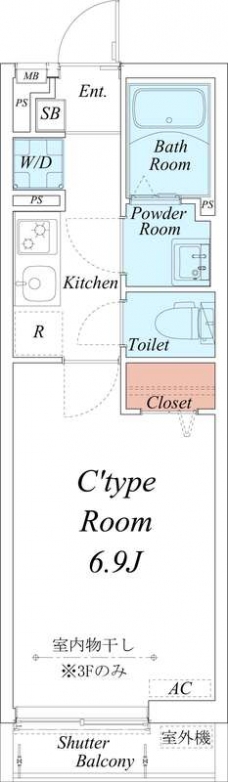 リブリ・ハートポートⅢの間取り図