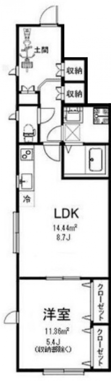 プリマテラス小茂根壱番館の間取り図