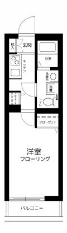 リキュー王子神谷の間取り図