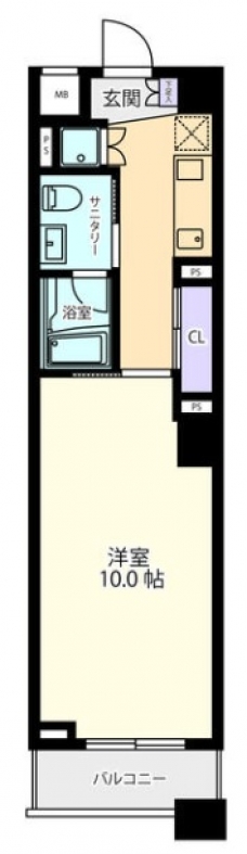 常盤台レジデンスの間取り図