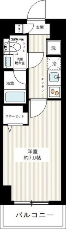 REXZY西川口AZⅢの間取り図