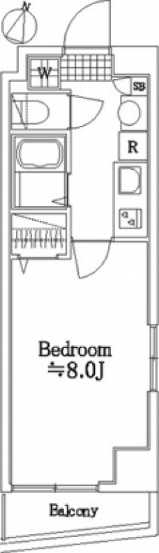 アルファコート西川口Ⅳの間取り図