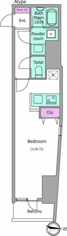 コンフォリア要町の間取り図