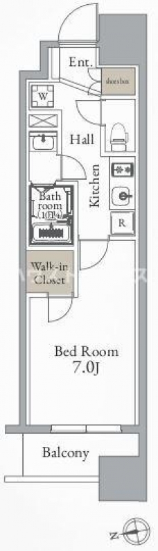 グランカーサ町屋の間取り図